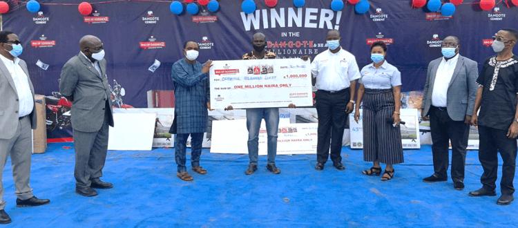 Ibadan's Dangote Cement promotion generates three millionaires - Vimarsana News