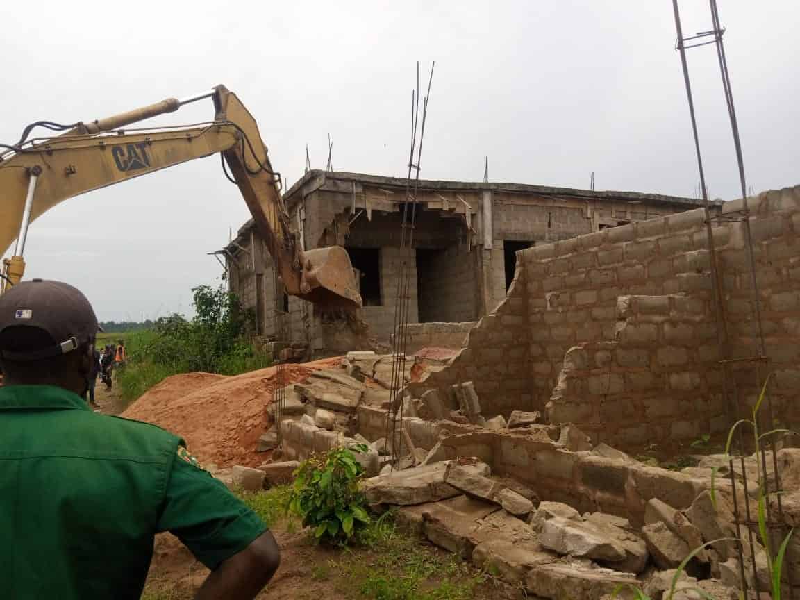 Anambra Government demolishes property for alleged encroachment - Vimarsana News