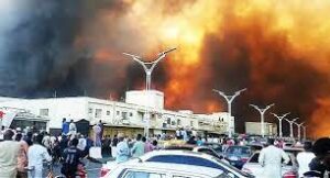 Borno Market Fire
