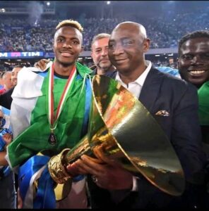 Victor Osimhen becomes the first African to win the Serie A golden boot