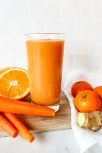 orange carrot ginger smoothie