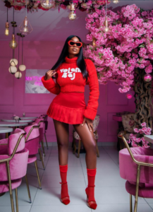 Nigerian celebrities have proven that wool crotchet trend