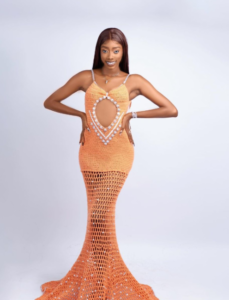 Nigerian celebrities have proven that wool crotchet trend